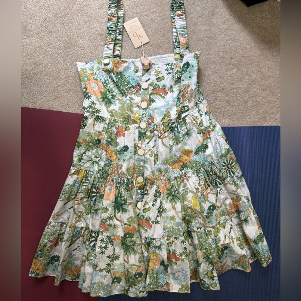 Mason’s Daughter Flirty 100% Cotton Floral Print Summer Dress